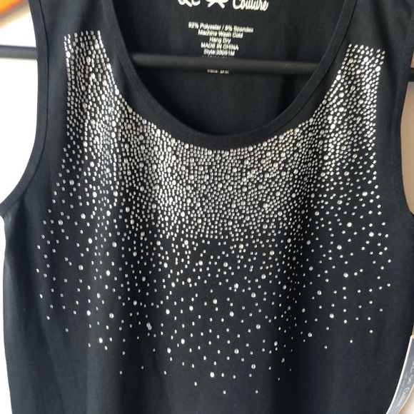 nwt LC Couture S/M Tank Top with Some Sparkle - Picture 3 of 5